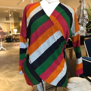 Large stripe top